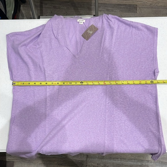 NEW J Jill WOMENS LARGE Purple "Lily" Sleeveless V-Neck Muscle Tee Shirt Top - Picture 11 of 16